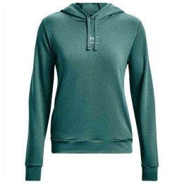 Moteriškas džemperis su gobtuvu Under Armour Rival Terry, mėlynas