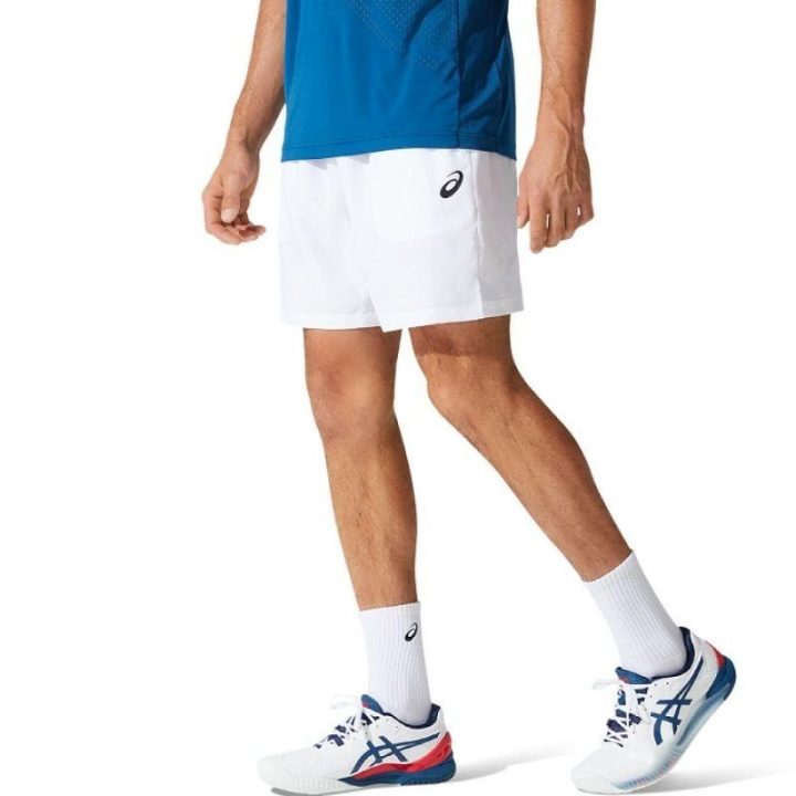 Vyriški 7 colių teniso šortai ASICS Court, balti