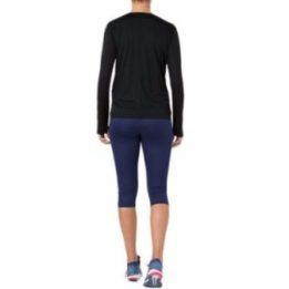 Moteriškos 3/4 ilgio tamprės ASICS Silver, tamsiai mėlynos