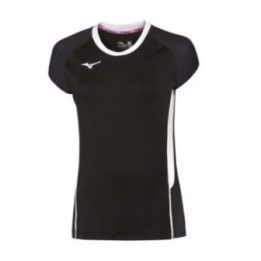 Moteriški tinklinio marškinėliai Mizuno Premium High-Kyu, juodi