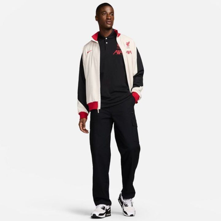Vyriški polo marškinėliai Nike Liverpool FC DF 2.0, juodi
