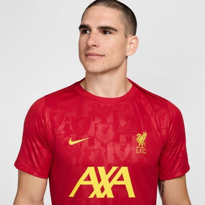 Vyriški marškinėliai Nike Liverpool FC Academy Pro, raudoni