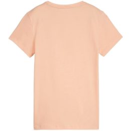 Moteriški medvilniniai marškinėliai Puma ESS Logo, oranžiniai