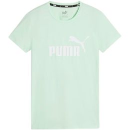 Moteriški medvilniniai marškinėliai Puma ESS Logo, žali