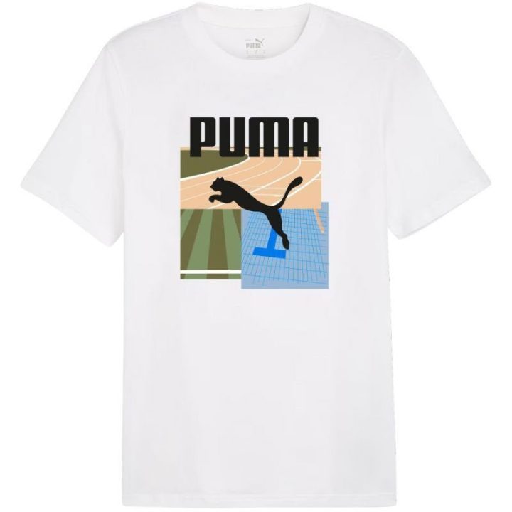 Vyriški medvilniniai marškinėliai Puma Summer Sports Tee II, balti