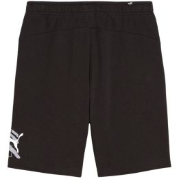 Vyriški šortai su grafiniu raštu Puma ESS+ Logo Lab, juodi
