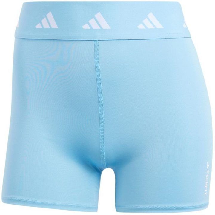 Moteriški kompresiniai šortai adidas Techfit, mėlyni