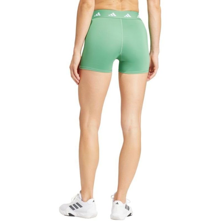 Moteriški prigludę treniruočių šortai adidas Techfit, žali