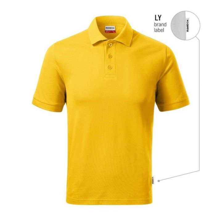 Vyriški polo marškinėliai Malfini Resist Heavy Polo, geltoni
