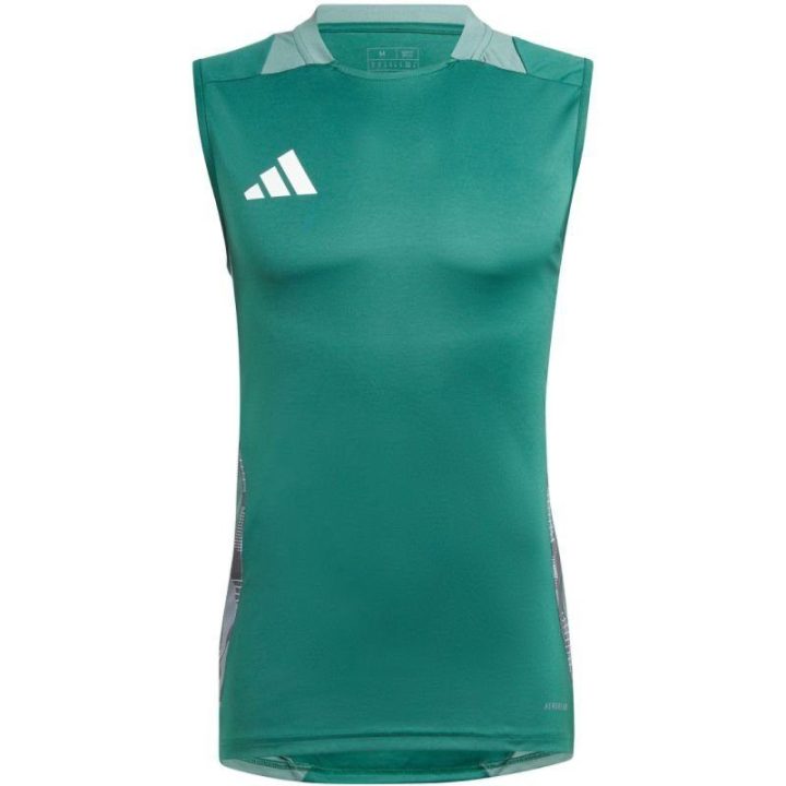 Vyriški marškinėliai be rankovių adidas Tiro 24, žali