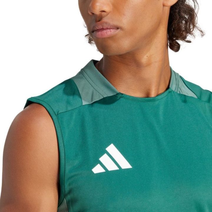 Vyriški marškinėliai be rankovių adidas Tiro 24, žali