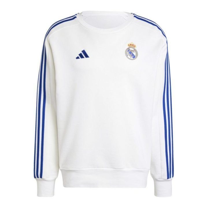 Vyriškas džemperis adidas Real Madrid DNA Sweat, baltas