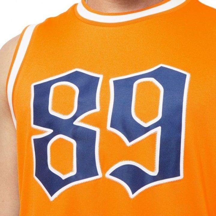 Vyriški krepšinio marškinėliai Karl Kani OG Block, oranžiniai