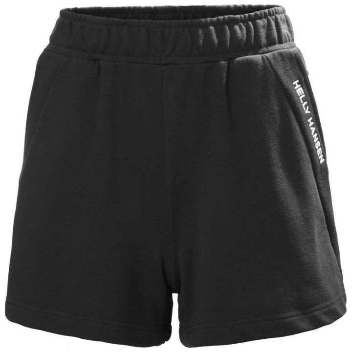 Moteriški medvilniniai šortai Helly Hansen Core, juodi