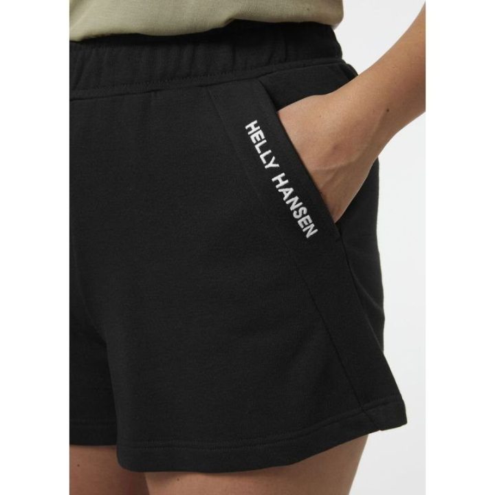 Moteriški medvilniniai šortai Helly Hansen Core, juodi