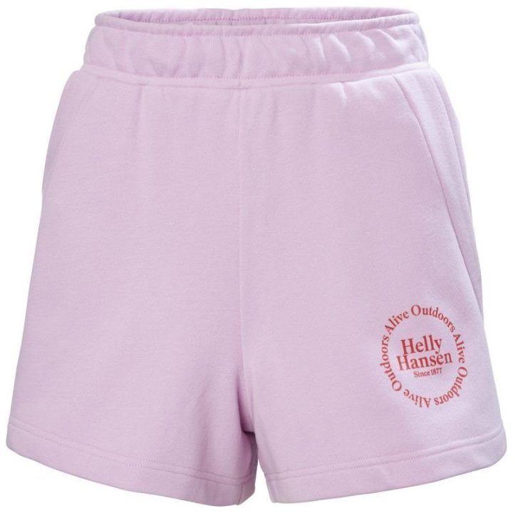 Moteriški medvilniniai šortai Helly Hansen Core, rožiniai