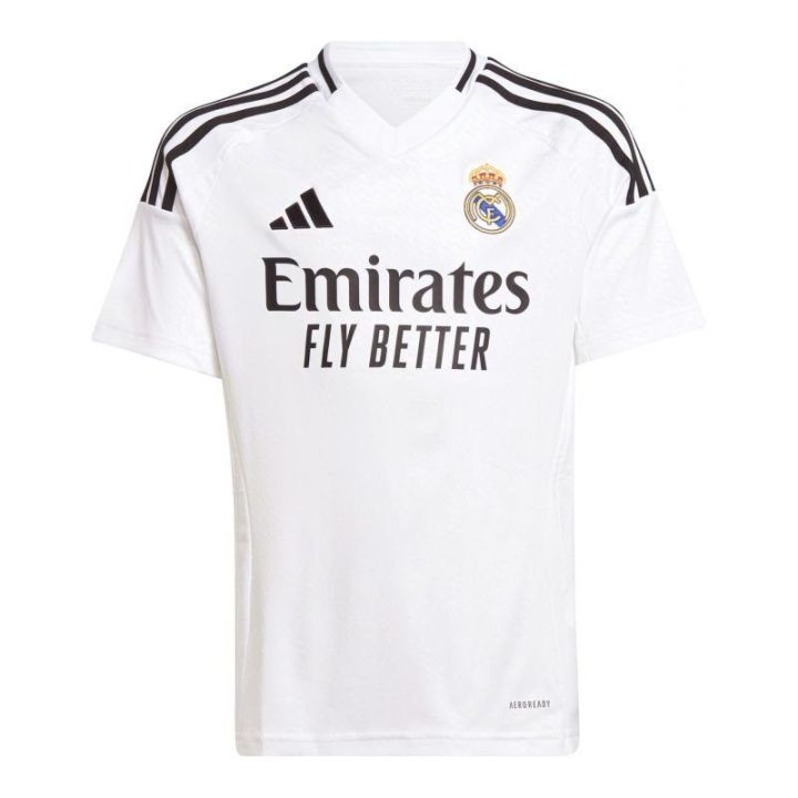 Vaikiški AEROREADY futbolo marškinėliai adidas Real Madrid Home