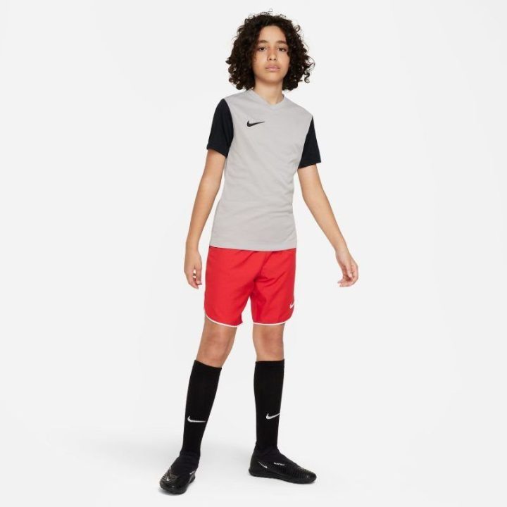 Vaikiški marškinėliai Nike Tiempo Premier II, pilki ir juodi