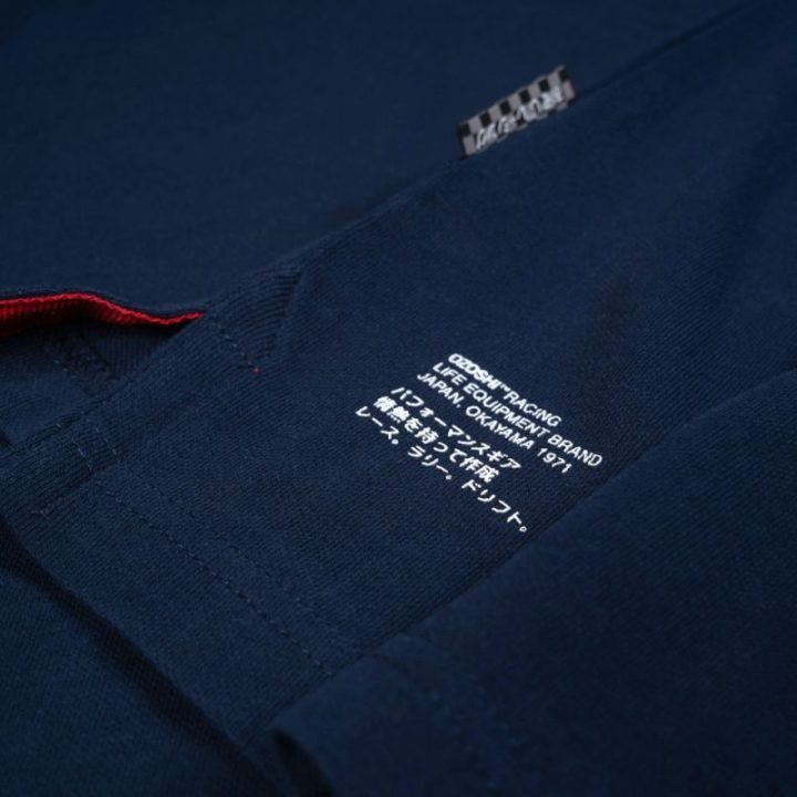 Vyriški medvilniniai polo marškinėliai Ozoshi, tamsiai mėlyni