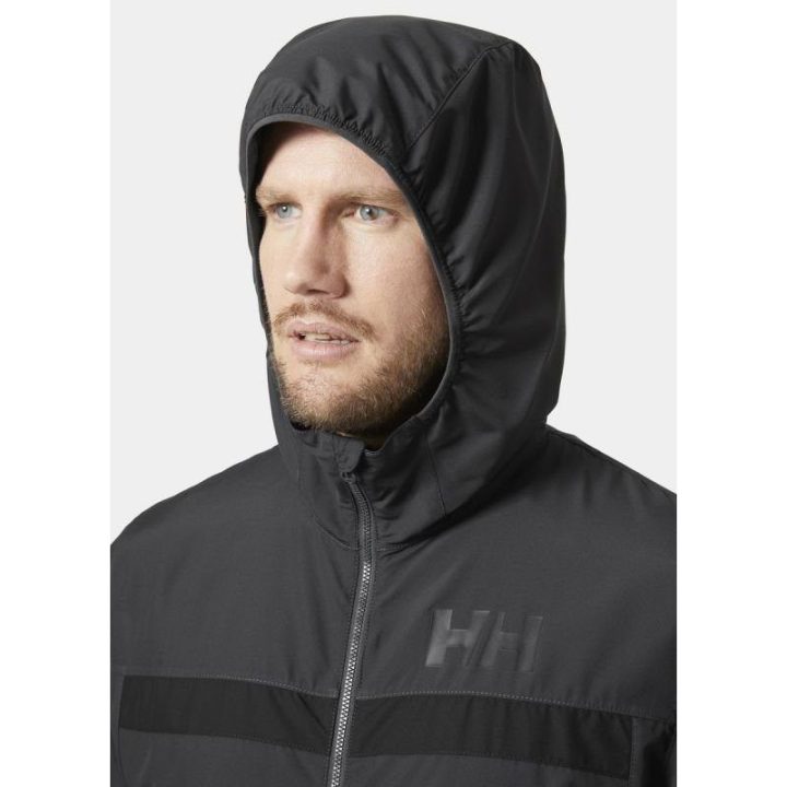 Vyriška vėjo striukė su gobtuvu Helly Hansen Salt Stripe