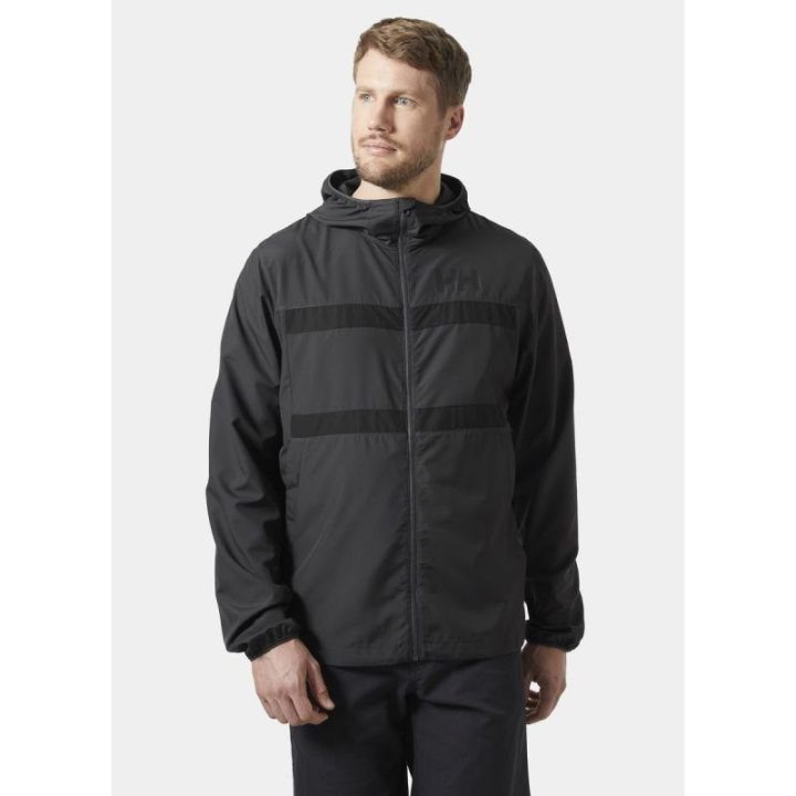 Vyriška vėjo striukė su gobtuvu Helly Hansen Salt Stripe