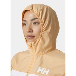 Moteriška vėjo striukė Helly Hansen Salt Stripe, oranžinė