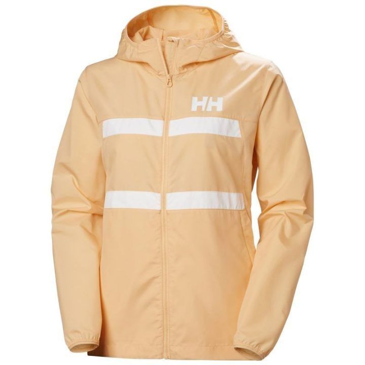 Moteriška vėjo striukė Helly Hansen Salt Stripe, oranžinė