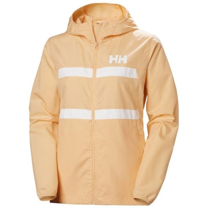 Moteriška vėjo striukė Helly Hansen Salt Stripe, oranžinė