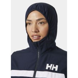 Moteriška vėjo striukė Helly Hansen Salt Stripe, juoda