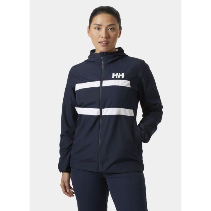 Moteriška vėjo striukė Helly Hansen Salt Stripe, juoda