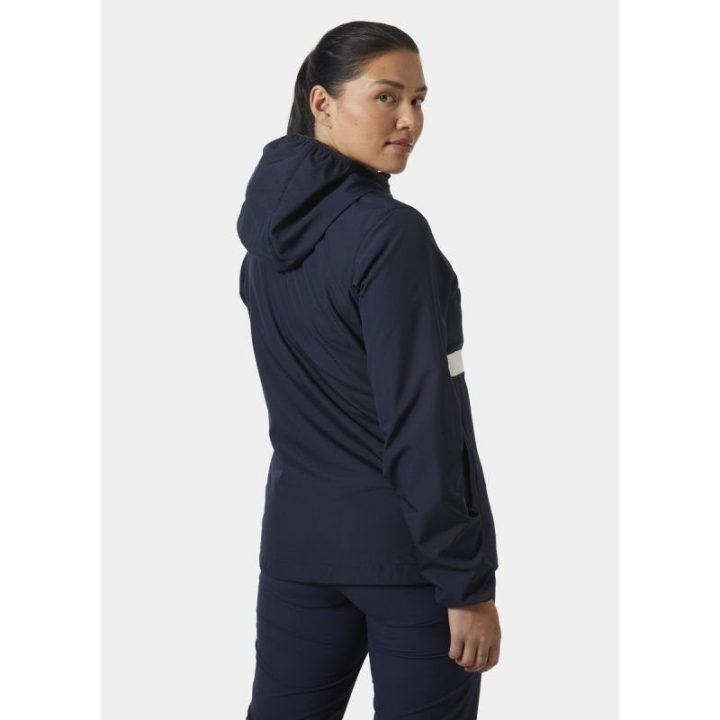 Moteriška vėjo striukė Helly Hansen Salt Stripe, juoda