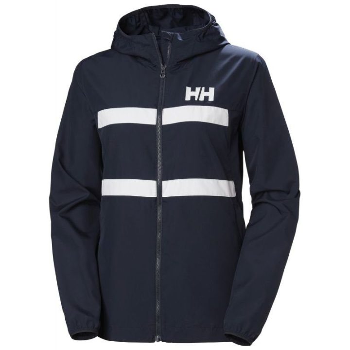 Moteriška vėjo striukė Helly Hansen Salt Stripe, juoda