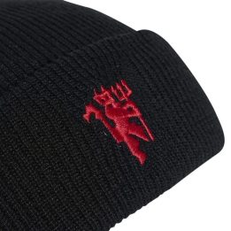 Uniseks kepurė adidas Manchester United Woolie, juoda