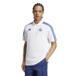 Vyriški polo marškinėliai adidas Real Madrid, balti
