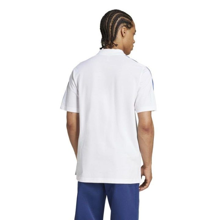 Vyriški polo marškinėliai adidas Real Madrid, balti