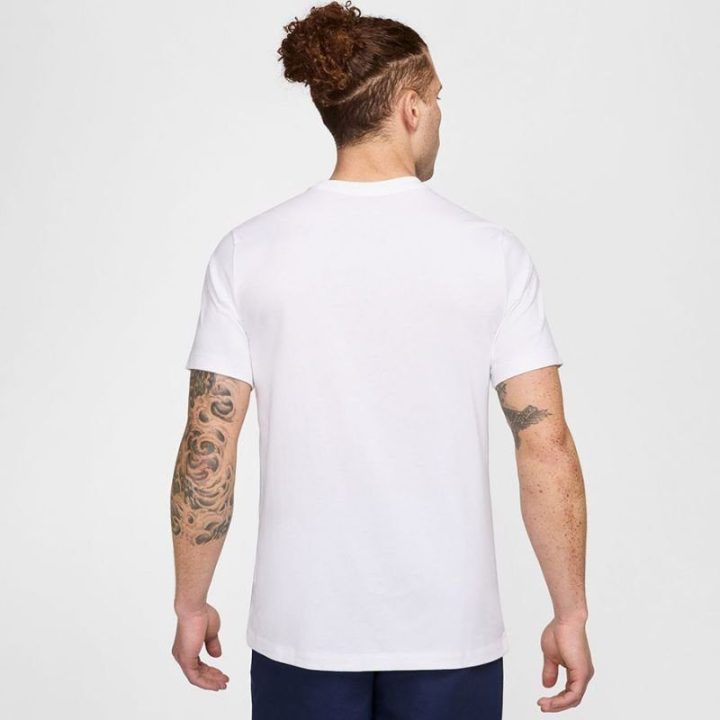 Vyriški marškinėliai Nike Chelsea FC Crest Tee, balti