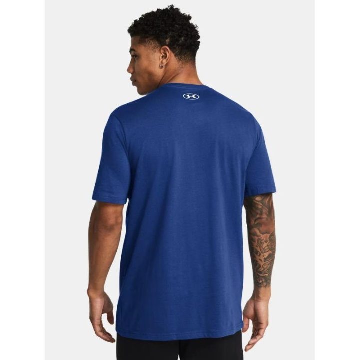 Vyriški sportiniai medvilniniai marškinėliai Under Armour, mėlyni