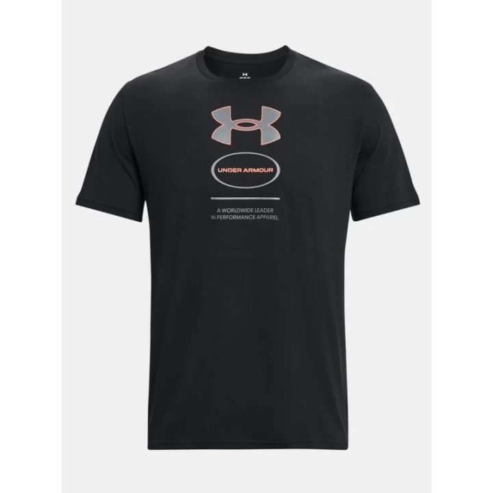Vyriški medvilniniai marškinėliai Under Armour, juodi
