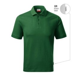 Vyriški polo marškinėliai Malfini Resist Heavy Polo, tamsiai žali