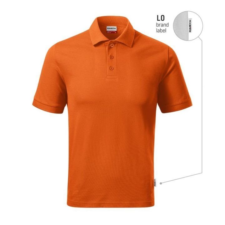 Vyriški polo marškinėliai Malfini Resist Heavy, oranžiniai