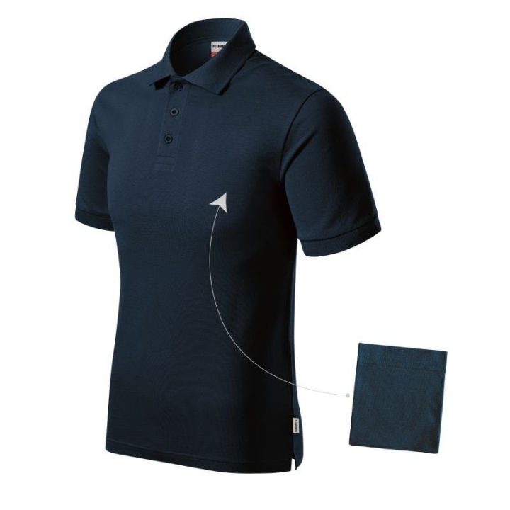 Vyriški polo marškinėliai Malfini Resist Heavy, tamsiai mėlyni