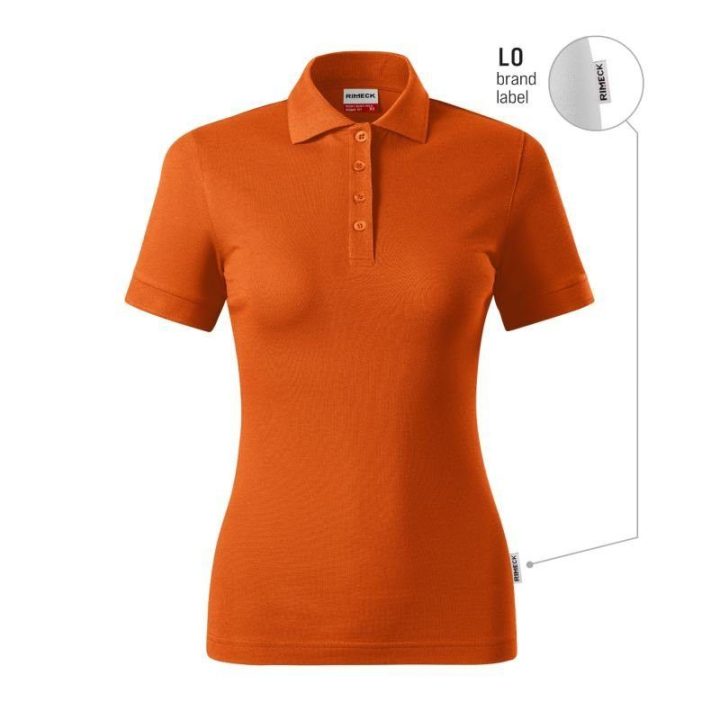Moteriški polo marškinėliai Malfini Resist Heavy Polo, oranžiniai
