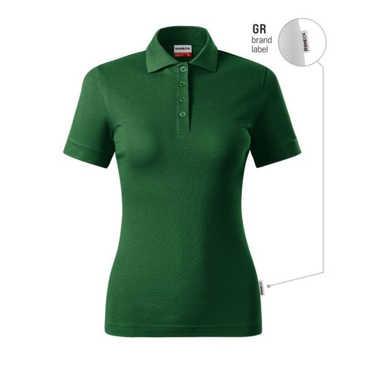 Moteriški polo marškinėliai Malfini Resist Heavy Polo, žali