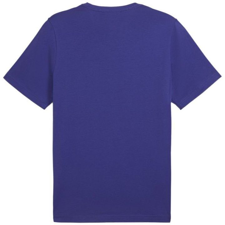 Vyriški medvilniniai marškinėliai Puma Essential Logo, violetiniai
