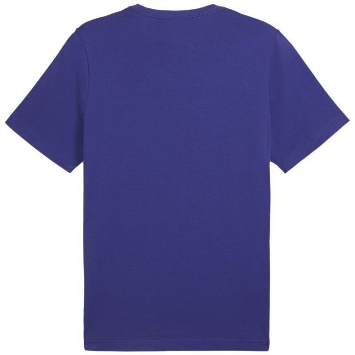 Vyriški medvilniniai marškinėliai Puma Essential Logo, violetiniai