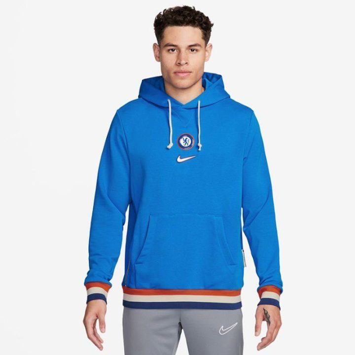 Vyriškas džemperis su gobtuvu Nike Chelsea FC Standard Issue, mėlynas