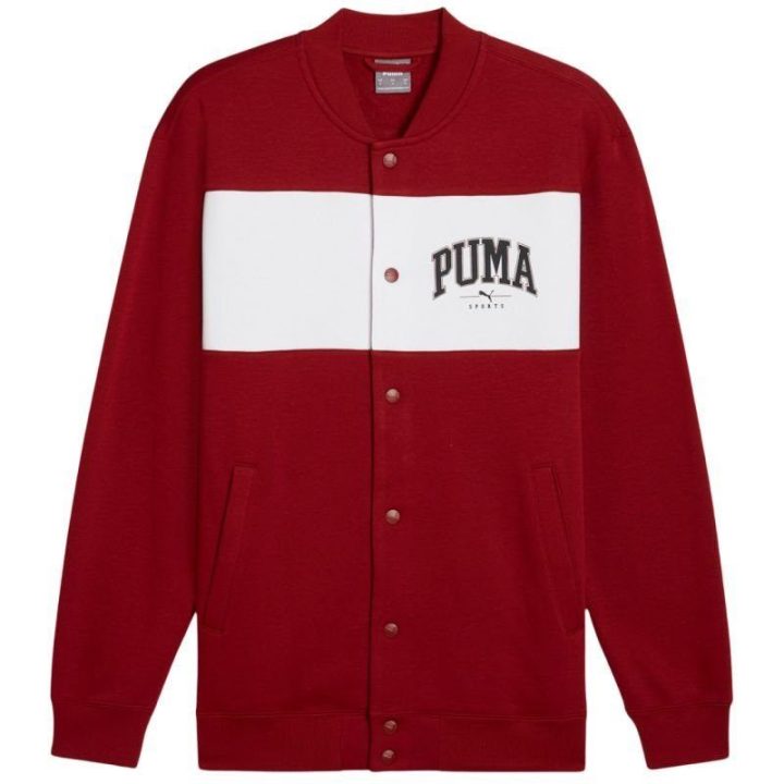 Vyriška medvilninė bomberio tipo striukė Puma Squad, raudona