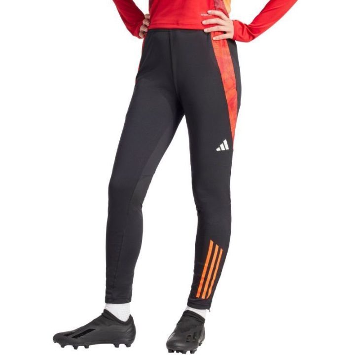 Moteriškos kelnės adidas Tiro 24 Competition, juodos ir raudonos