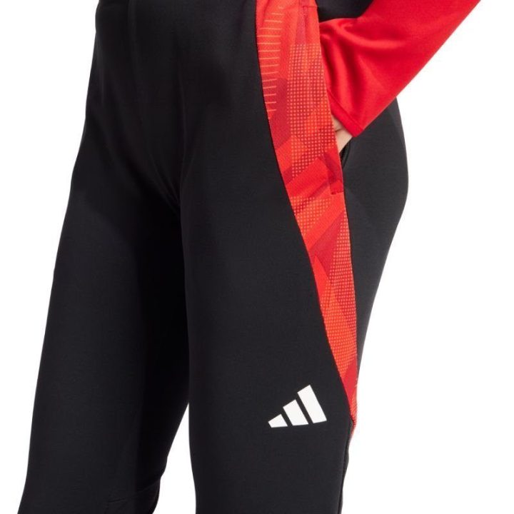 Moteriškos kelnės adidas Tiro 24 Competition, juodos ir raudonos