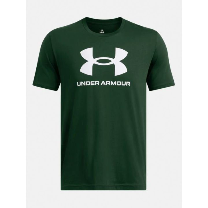 Vyriški sportiniai medvilniniai marškinėliai Under Armour, žali